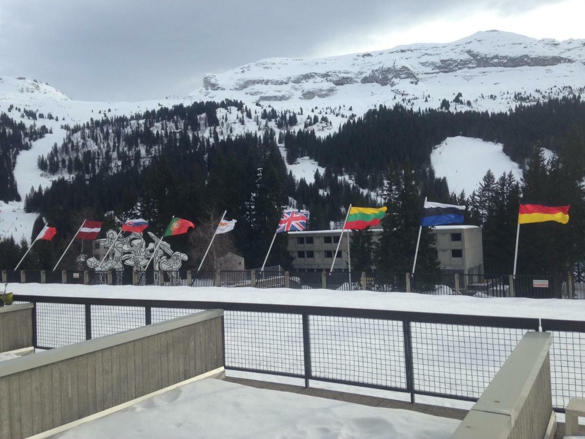 Flaine Forum I1 Cassiopee Duplex Mezzanines & Terrasse Экстерьер фото